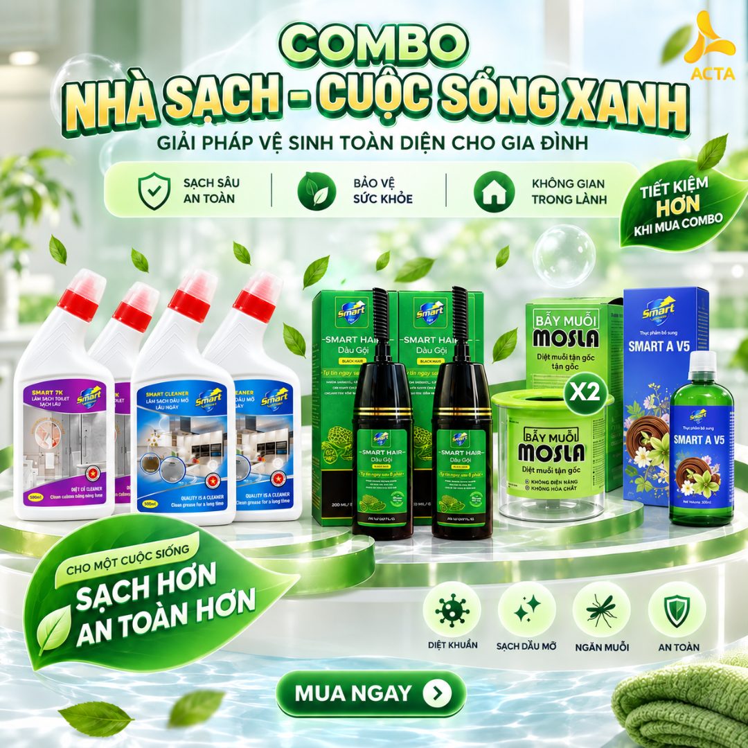 Combo Nhà Sạch – Cuộc Sống Xanh: Giải Pháp Chăm Sóc Gia Đình  - Thumbnail 1