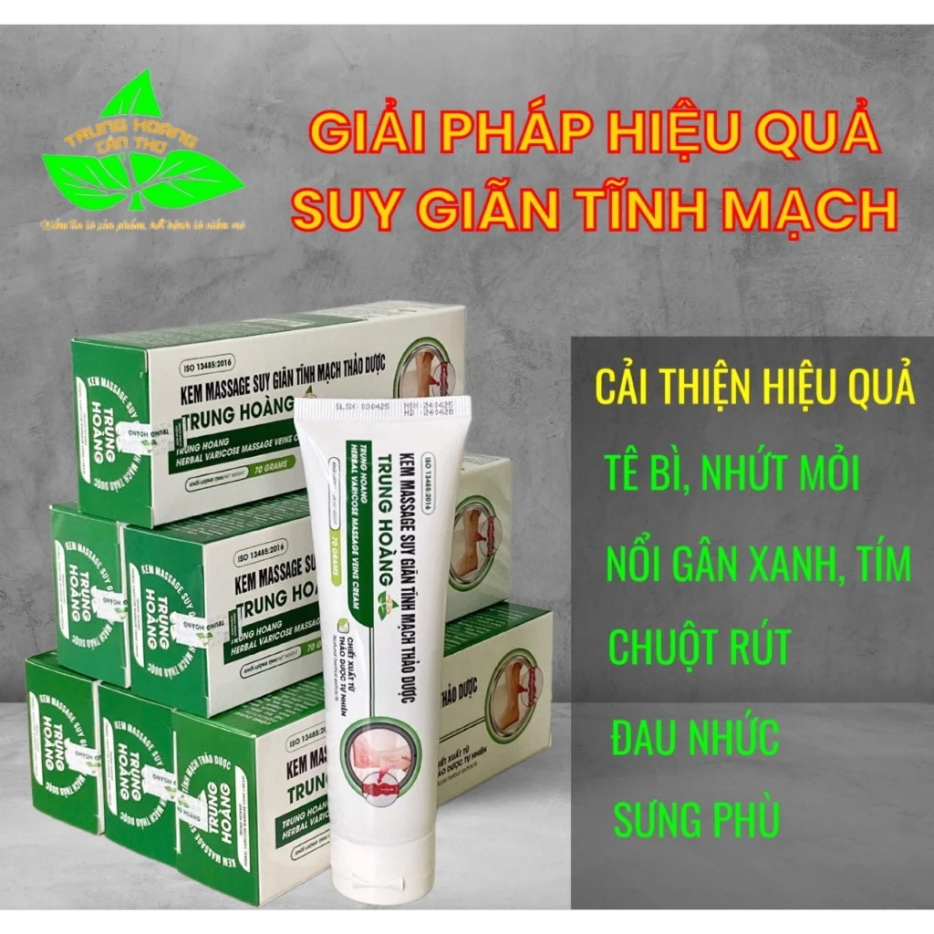 Kem Massage Suy Giãn Tĩnh Mạch Trung Hoàng
