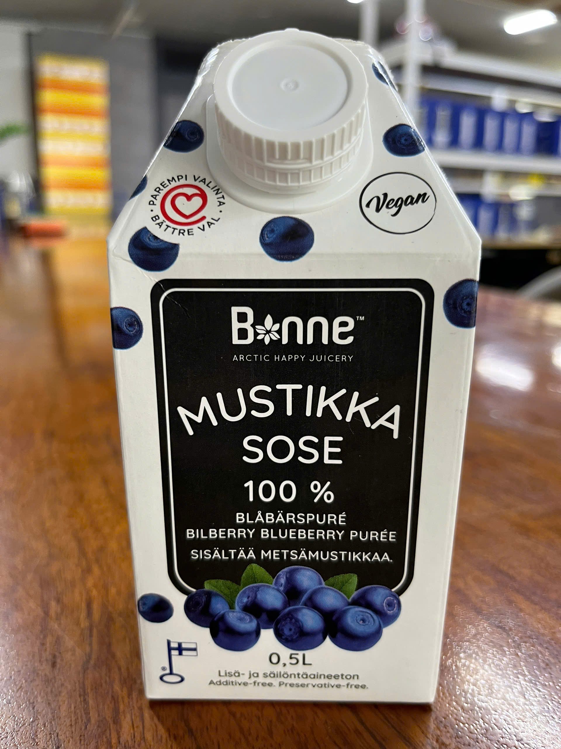 NƯỚC ÉP VIỆT QUẤT BONNE MUSTIKKA SOSE PREMIUM 0.5L  - Thumbnail 2