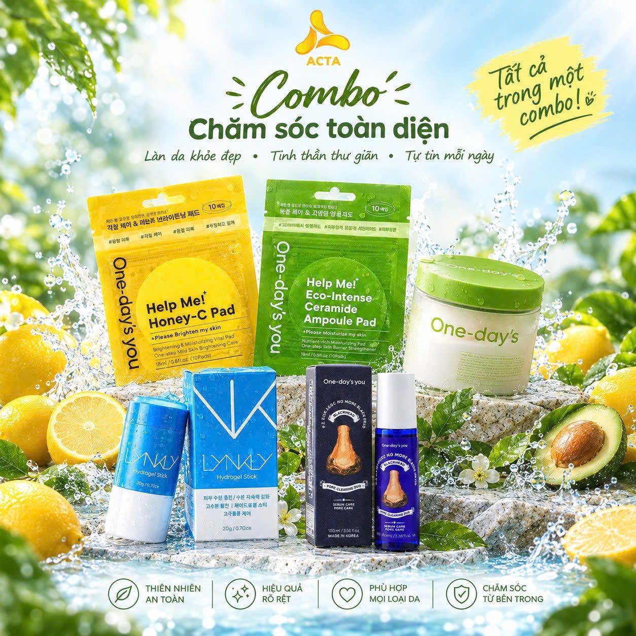 Combo Sạch Mụn Phục Hồi - Thumbnail 1
