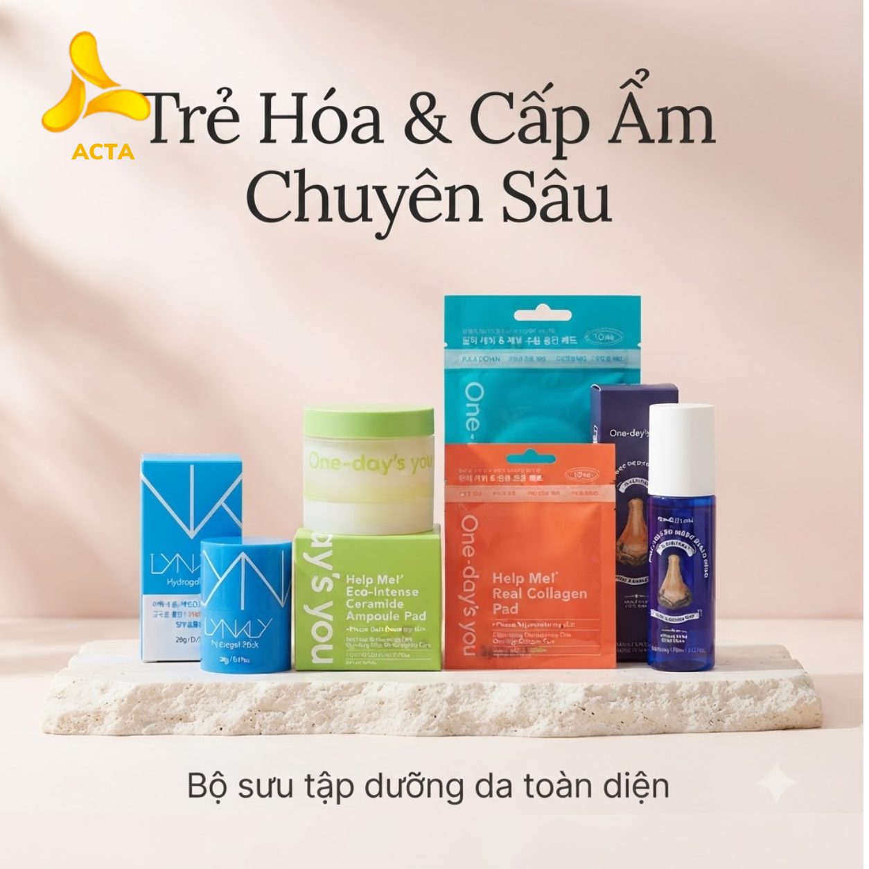 Combo Trẻ hóa và cấp ẩm chuyển sâu: Rửa Mặt Tạo Bọt, Thu Nhỏ Lỗ Chân Lông, Trẻ Hóa & Cấp Ẩm Chuyên Sâu - Thumbnail 1