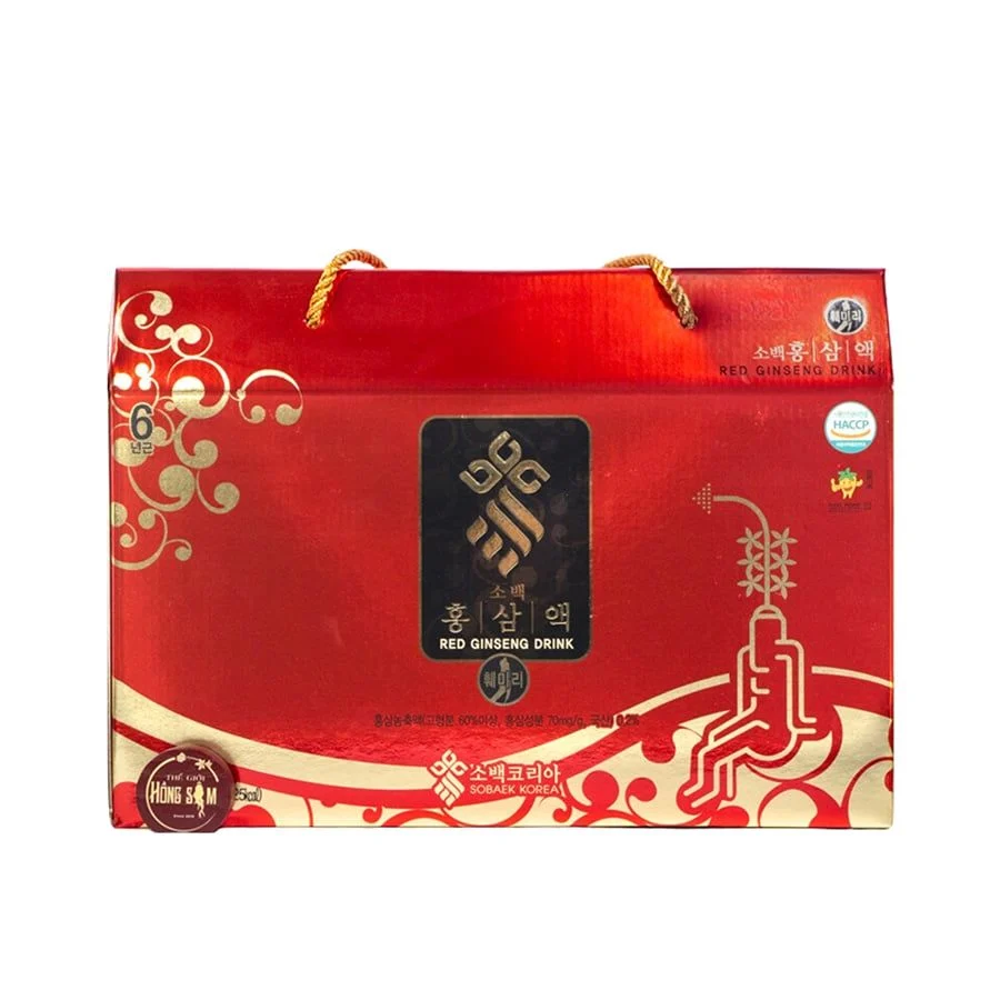 Nước Hồng Sâm 6 Năm Tuổi Sobaek Hàn Quốc 30 Gói x 70ml - Thumbnail 4