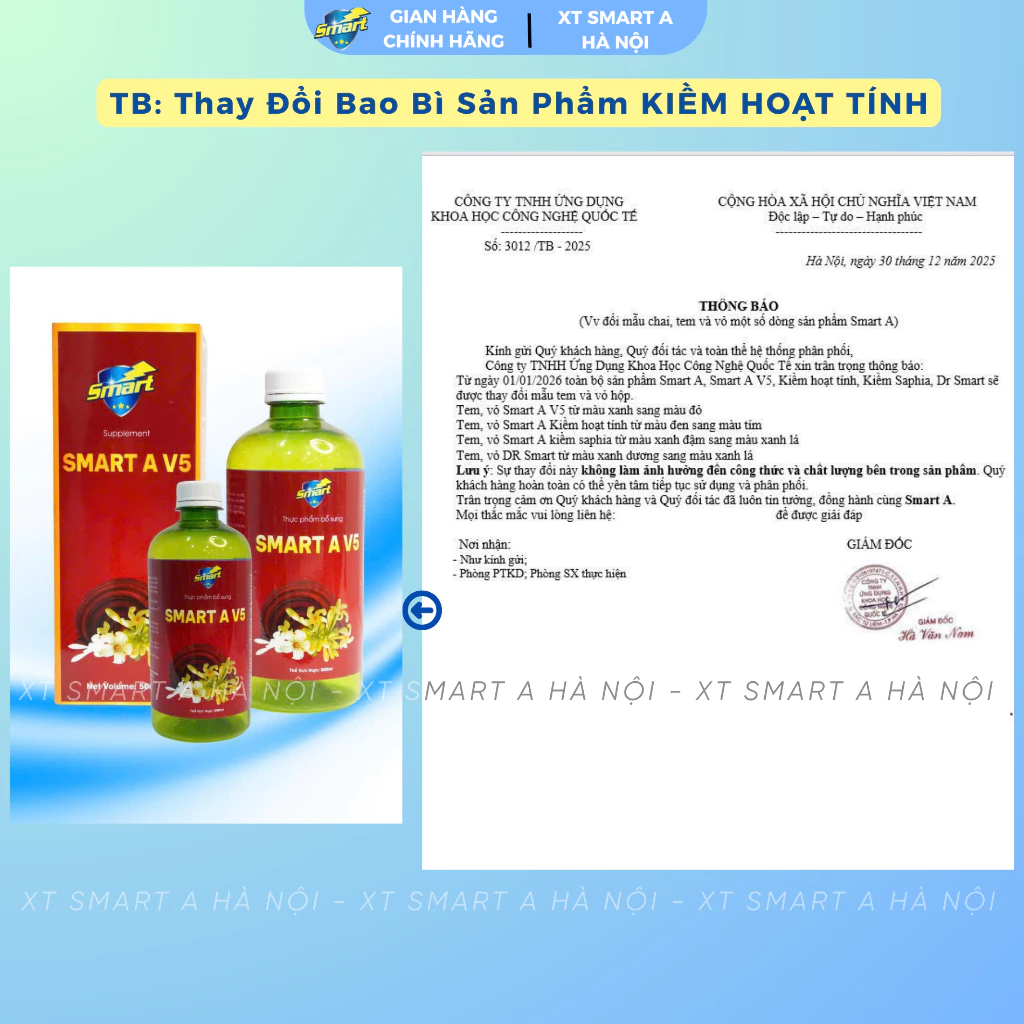 Combo 2 Chai Smart A V5 Trải Nghiệm  Tối Ưu - Thumbnail 5
