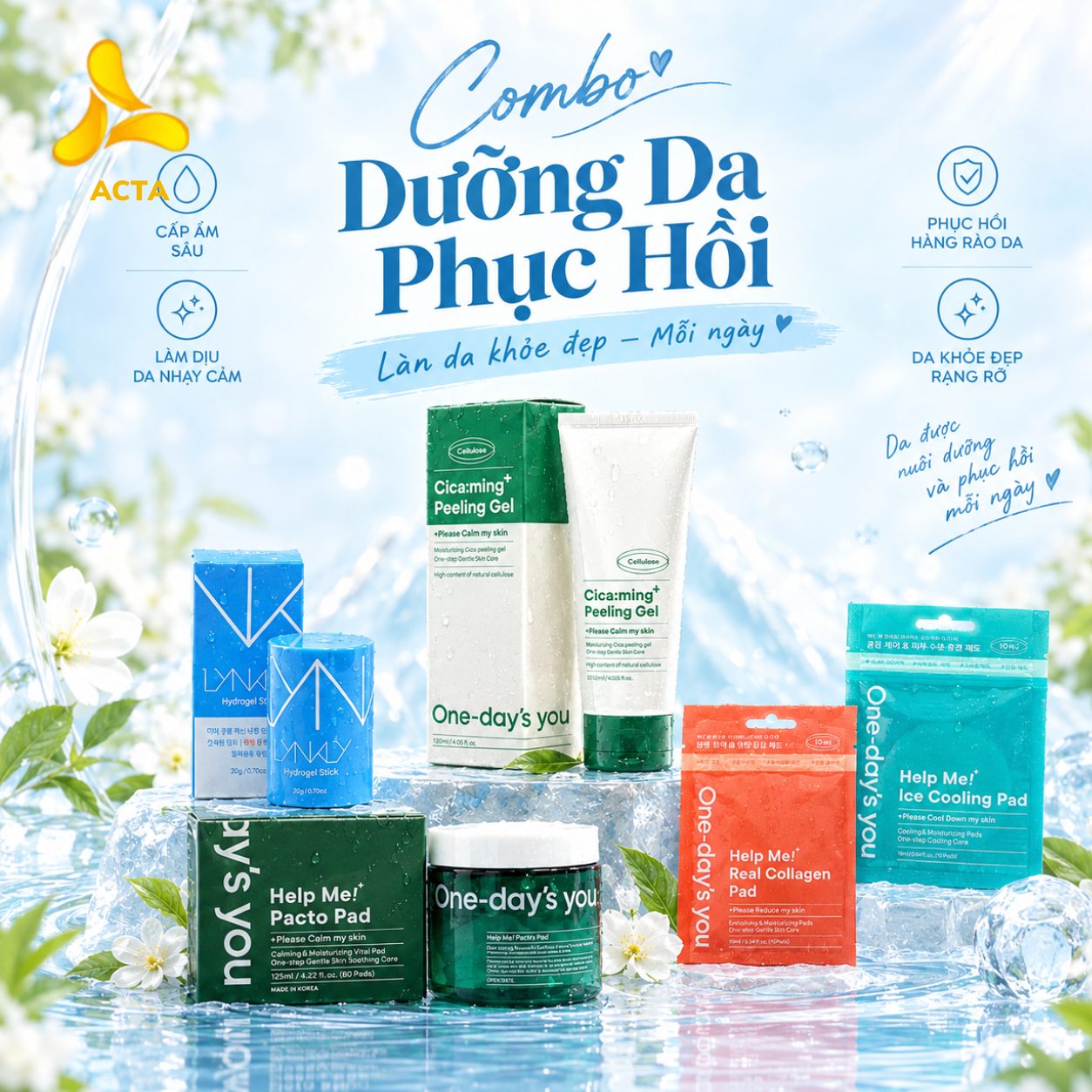 Combo Cấp Ẩm Đa Tầng & Nâng Cơ Da - Thumbnail 1