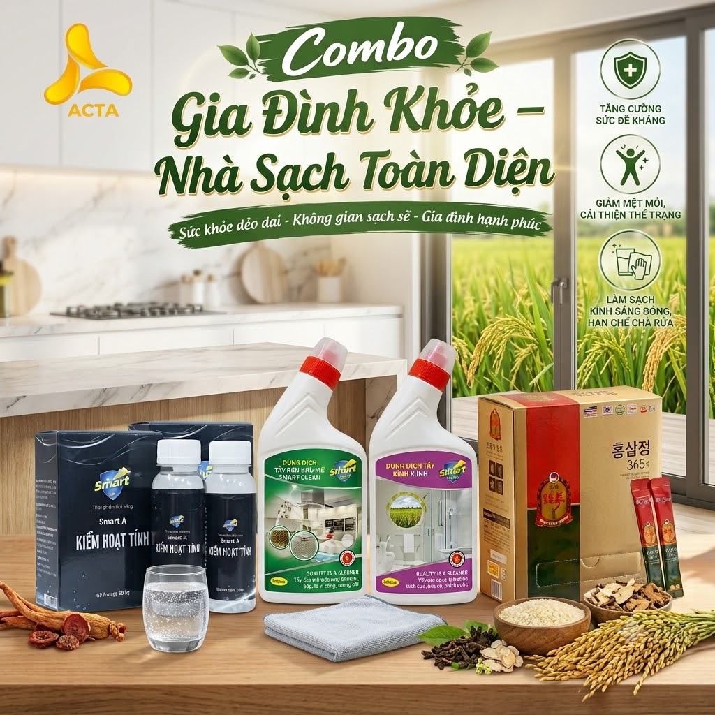 Combo Gia Đình Khỏe – Nhà Sạch Toàn Diện  - Thumbnail 1