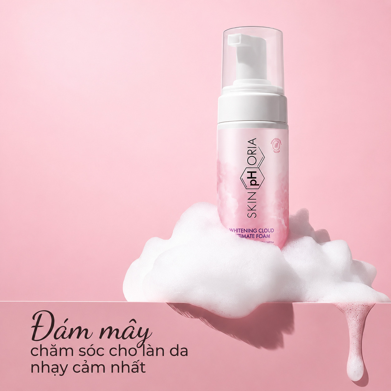 [Nhập khẩu Nga] Dung Dịch Vệ Sinh Dạng Bọt Skinphoria Nga - Làm Sáng Vùng Kín, Kháng Khuẩn & Dưỡng Ẩm (150ml) - Thumbnail 1