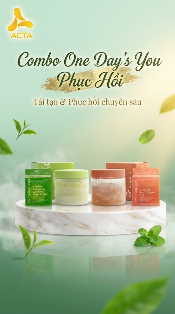 Combo One Day's You Phục Hồi: Tái Tạo & Phục Hồi Chuyên Sâu - Thumbnail 1